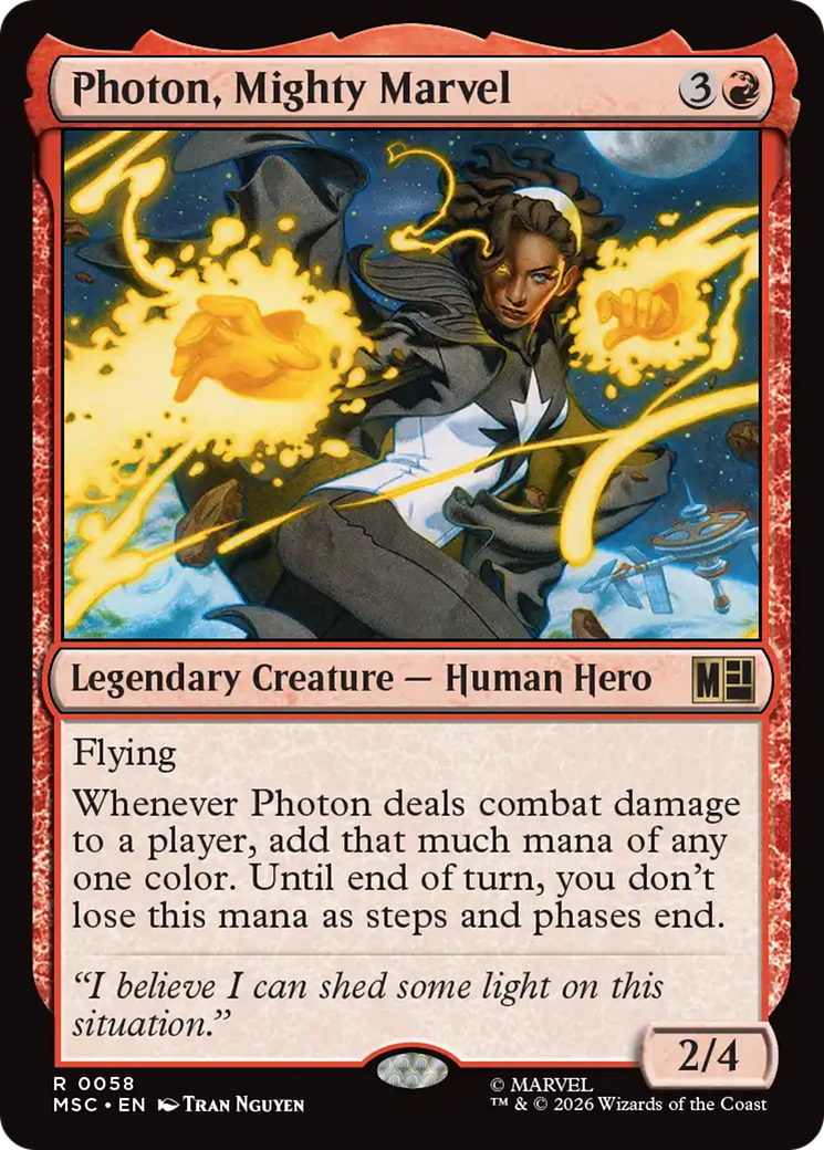 Photon, Mighty Marvel [Marvel Super Heroes Commander] | Mega City Incorporated