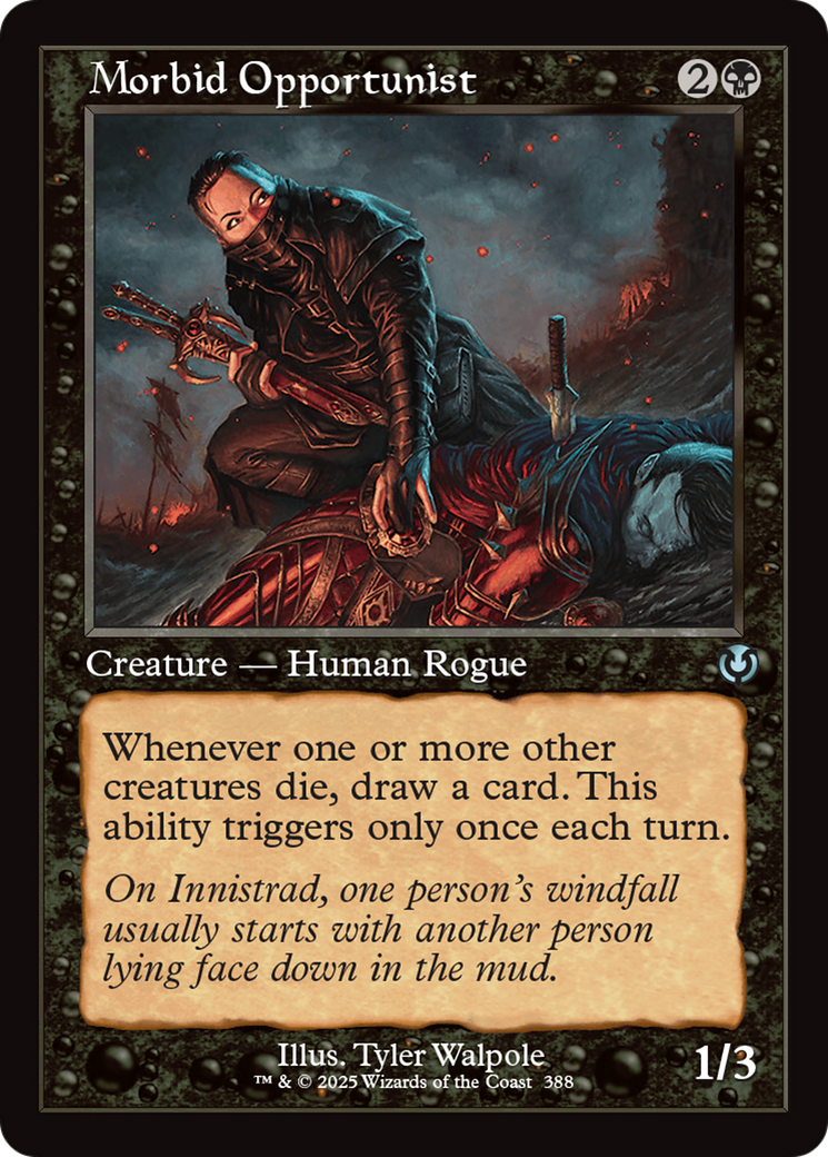 Morbid Opportunist (Retro Frame) [Innistrad Remastered] | Mega City Incorporated