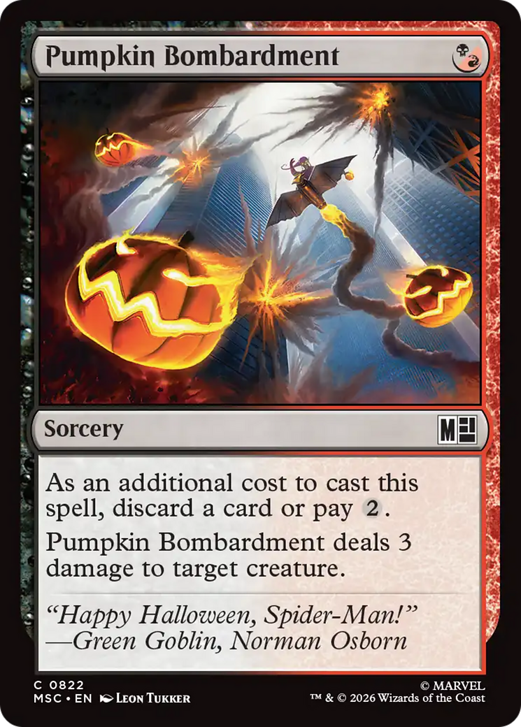 Pumpkin Bombardment [Marvel Super Heroes Commander] | Mega City Incorporated