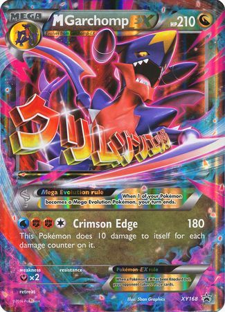 M Garchomp EX (XY168) (Jumbo Card) [XY: Black Star Promos] | Mega City Incorporated