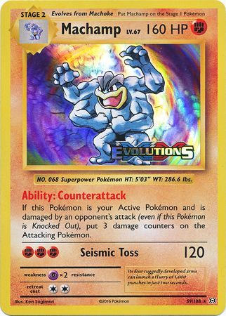 Machamp (59/108) (XY Evolutions Prerelease) [XY: Black Star Promos] | Mega City Incorporated