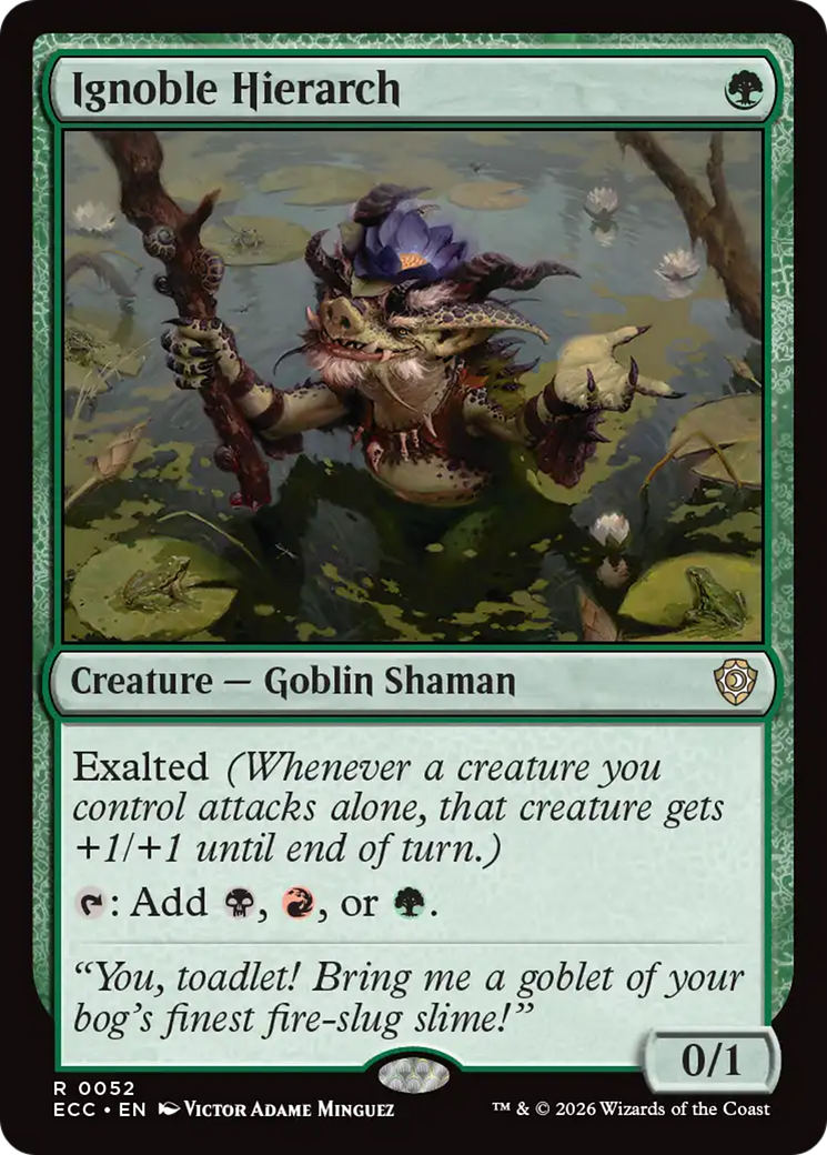 Ignoble Hierarch [Lorwyn Eclipsed Commander] | Mega City Incorporated