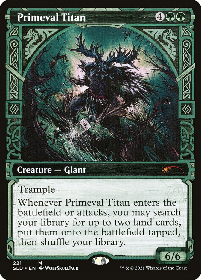 Primeval Titan (221) [Secret Lair Drop Series] | Mega City Incorporated