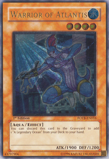 Warrior of Atlantis [FOTB-EN016] Ultimate Rare | Mega City Incorporated