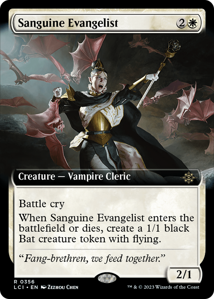 Sanguine Evangelist (Extended Art) [The Lost Caverns of Ixalan] | Mega City Incorporated