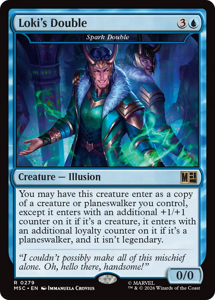 Loki's Double - Spark Double (Surge Foil) [Marvel Super Heroes Commander] | Mega City Incorporated