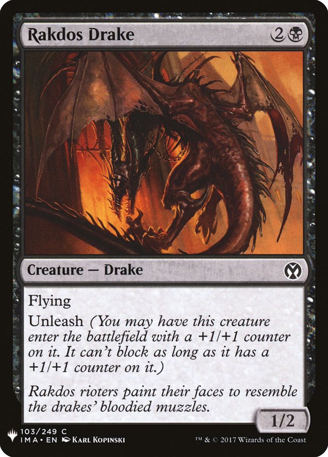 Rakdos Drake [Mystery Booster] | Mega City Incorporated