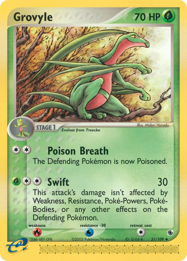 Grovyle (31/109) [EX: Ruby & Sapphire] | Mega City Incorporated