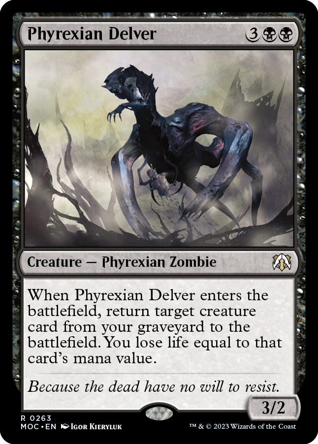 Phyrexian Delver [March of the Machine Commander] | Mega City Incorporated