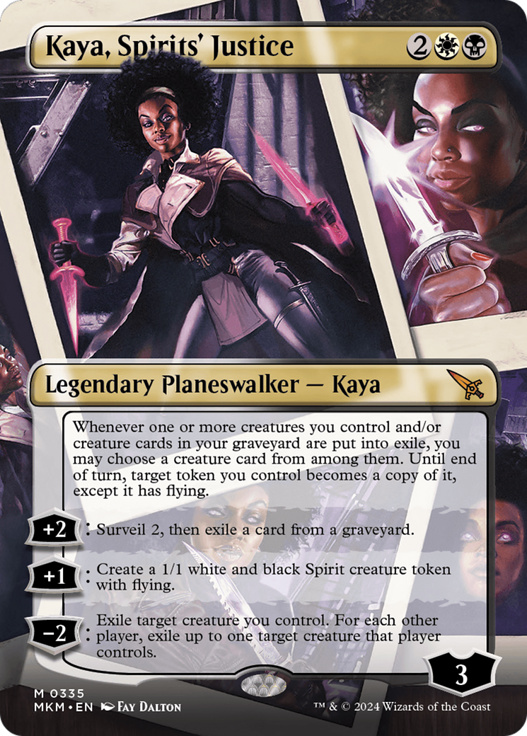 Kaya, Spirits' Justice (Borderless) [Murders at Karlov Manor] | Mega City Incorporated