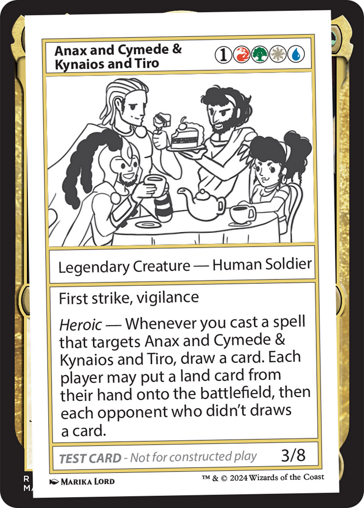 Anax and Cymede & Kynaios and Tiro [Mystery Booster 2 Playtest Cards] | Mega City Incorporated