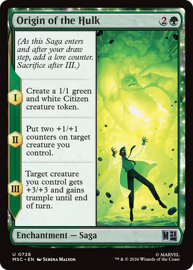 Origin of the Hulk [Marvel Super Heroes Commander] | Mega City Incorporated