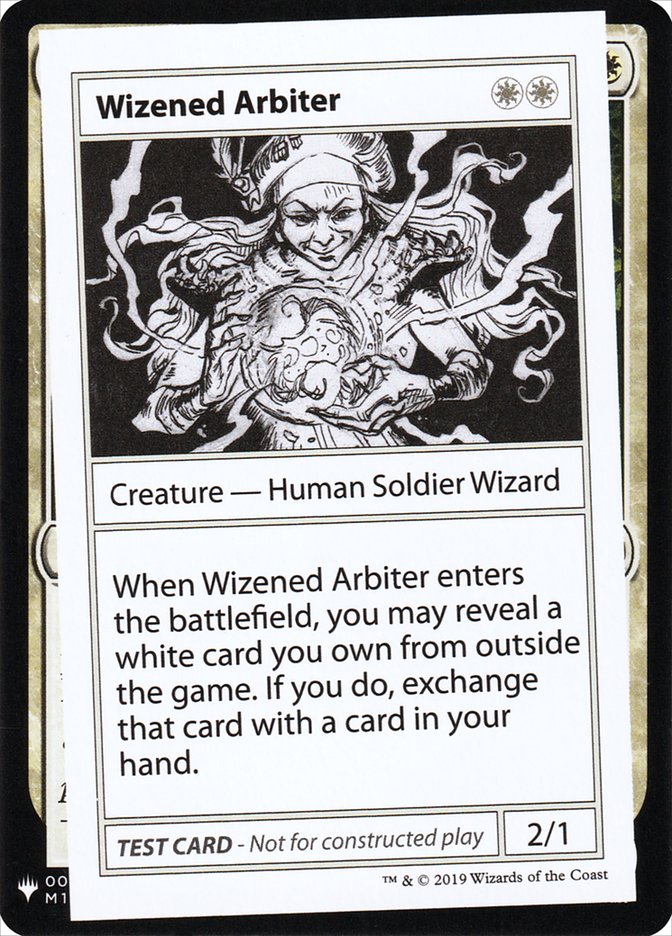 Wizened Arbiter [Mystery Booster Playtest Cards] | Mega City Incorporated