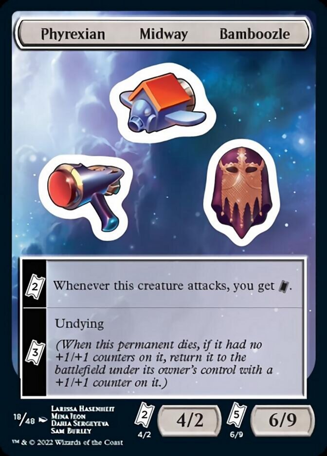 Phyrexian Midway Bamboozle [Unfinity Stickers] | Mega City Incorporated