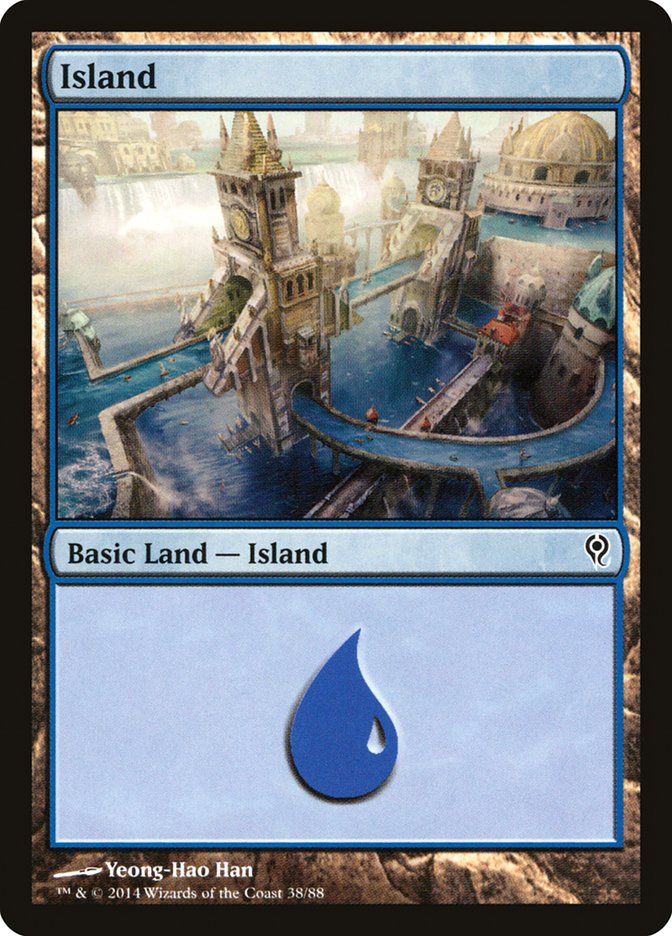 Island (38) [Duel Decks: Jace vs. Vraska] | Mega City Incorporated