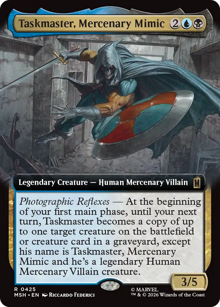 Taskmaster, Mercenary Mimic (Extended Art) [Marvel Super Heroes] | Mega City Incorporated