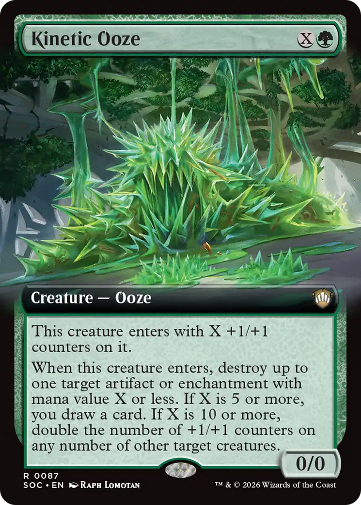 Kinetic Ooze (Extended Art) [Secrets of Strixhaven Commander] | Mega City Incorporated