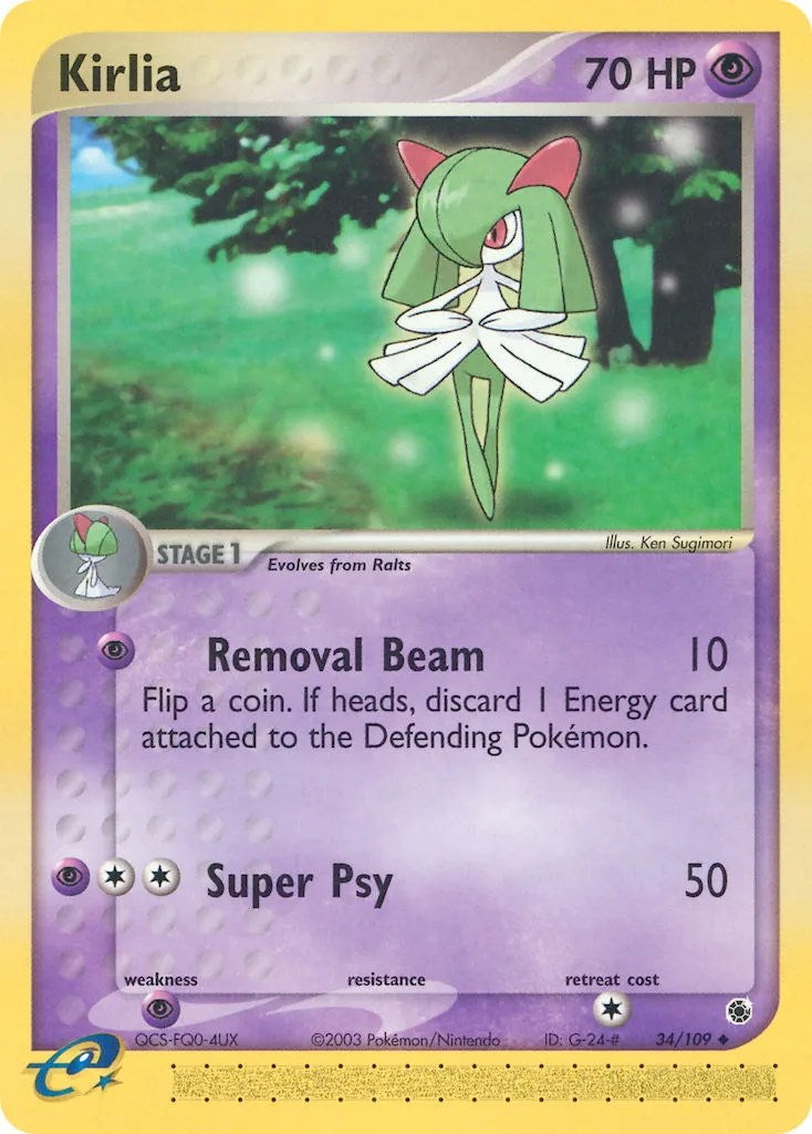 Kirlia (34/109) [EX: Ruby & Sapphire] | Mega City Incorporated