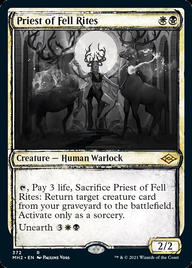 Priest of Fell Rites (Sketch) [Modern Horizons 2] | Mega City Incorporated