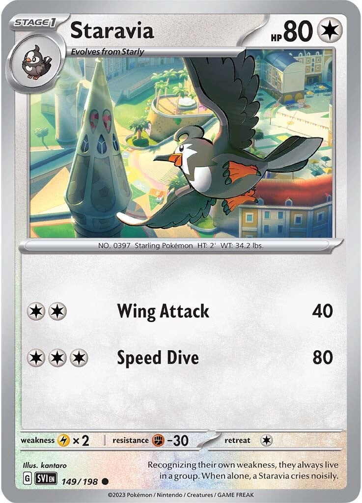 Staravia (149/198) [Scarlet & Violet: Base Set] | Mega City Incorporated