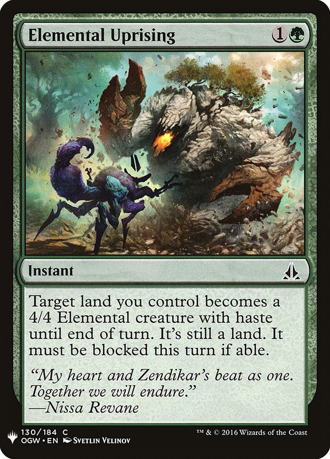 Elemental Uprising [Mystery Booster] | Mega City Incorporated