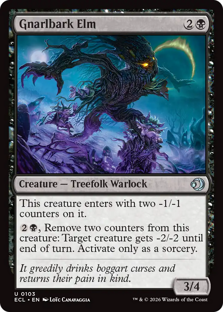 Gnarlbark Elm [Lorwyn Eclipsed] | Mega City Incorporated