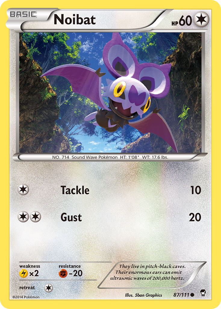 Noibat (87/111) [XY: Furious Fists] | Mega City Incorporated