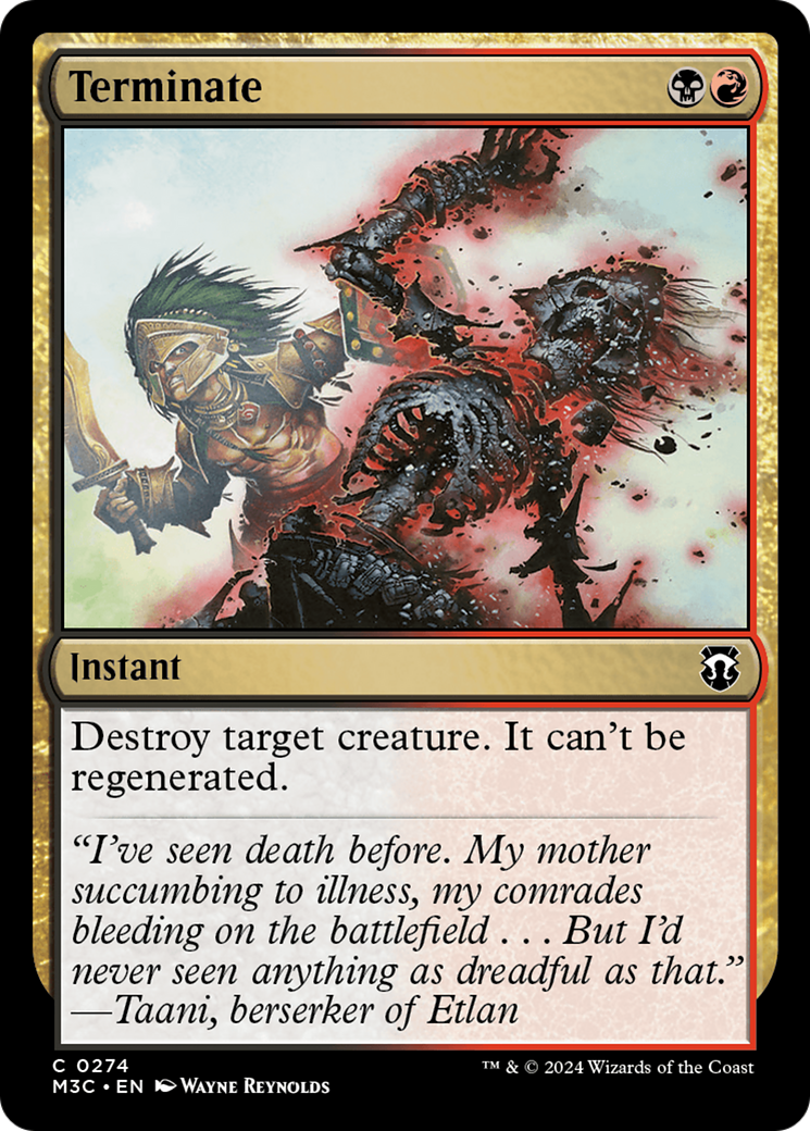 Terminate (Ripple Foil) [Modern Horizons 3 Commander] | Mega City Incorporated