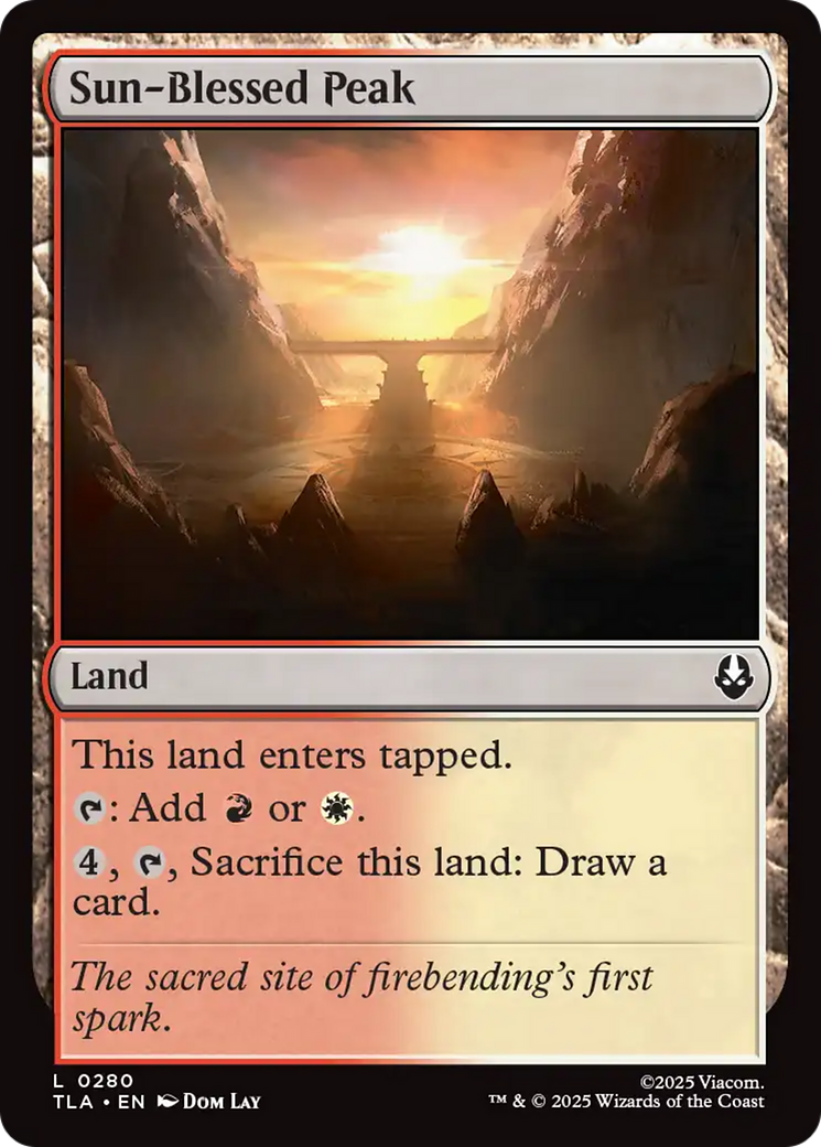 Sun-Blessed Peak [Avatar: The Last Airbender] | Mega City Incorporated