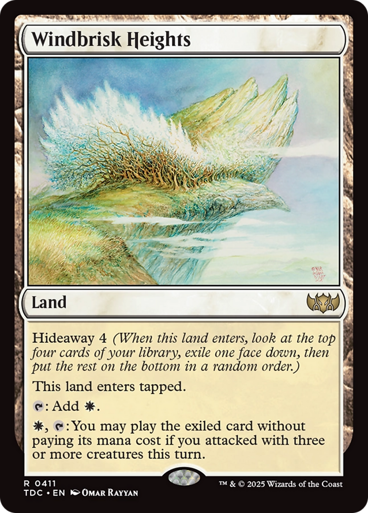Windbrisk Heights [Tarkir: Dragonstorm Commander] | Mega City Incorporated