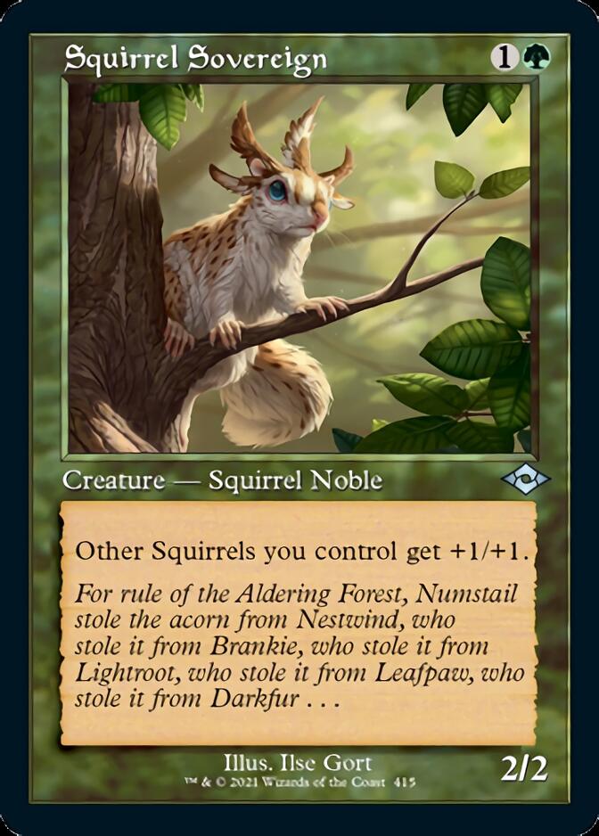 Squirrel Sovereign (Retro) [Modern Horizons 2] | Mega City Incorporated