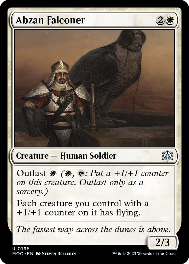 Abzan Falconer [March of the Machine Commander] | Mega City Incorporated