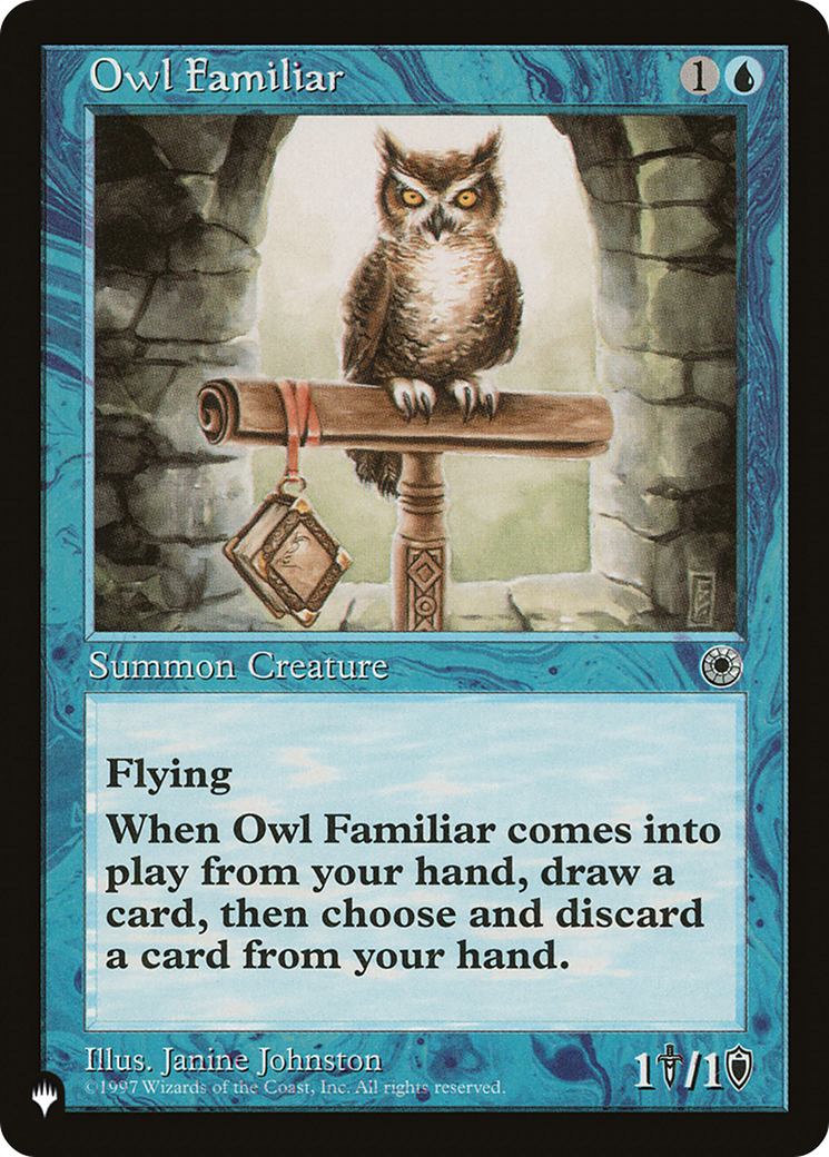 Owl Familiar [The List] | Mega City Incorporated