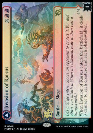 Invasion of Karsus // Refraction Elemental [March of the Machine Prerelease Promos] | Mega City Incorporated