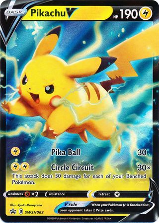 Pikachu V (SWSH063) [Sword & Shield: Black Star Promos] | Mega City Incorporated