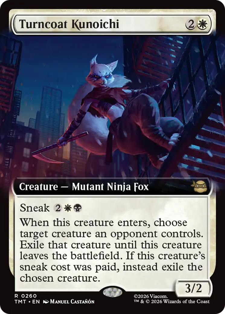 Turncoat Kunoichi (Extended Art) [Teenage Mutant Ninja Turtles] | Mega City Incorporated