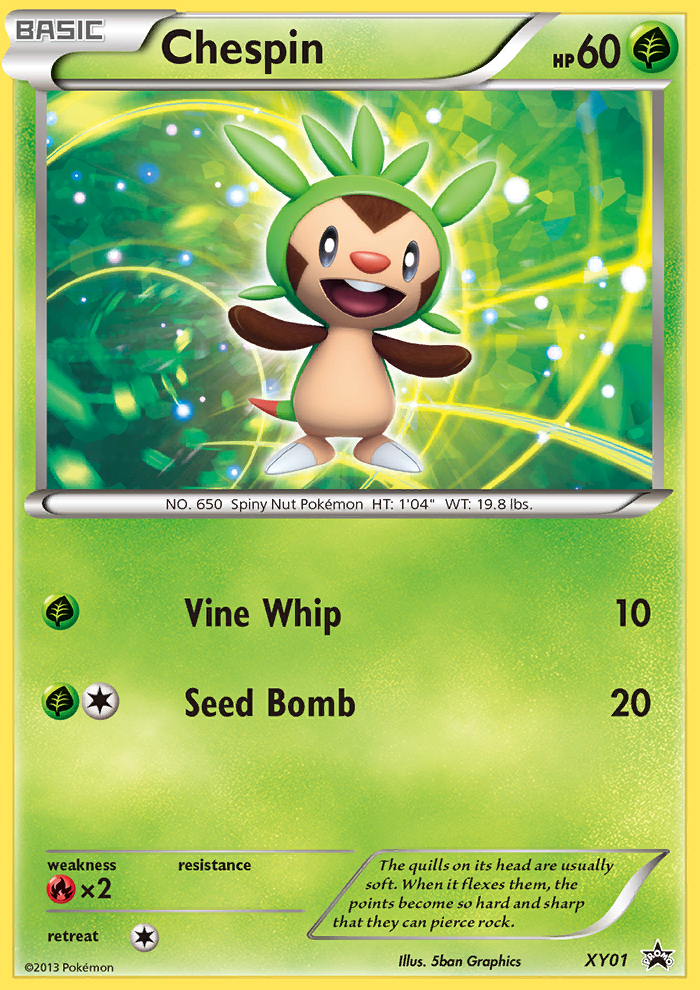 Chespin (XY01) [XY: Black Star Promos] | Mega City Incorporated