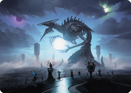 Blue Sun's Twilight Art Card [Phyrexia: All Will Be One Art Series] | Mega City Incorporated