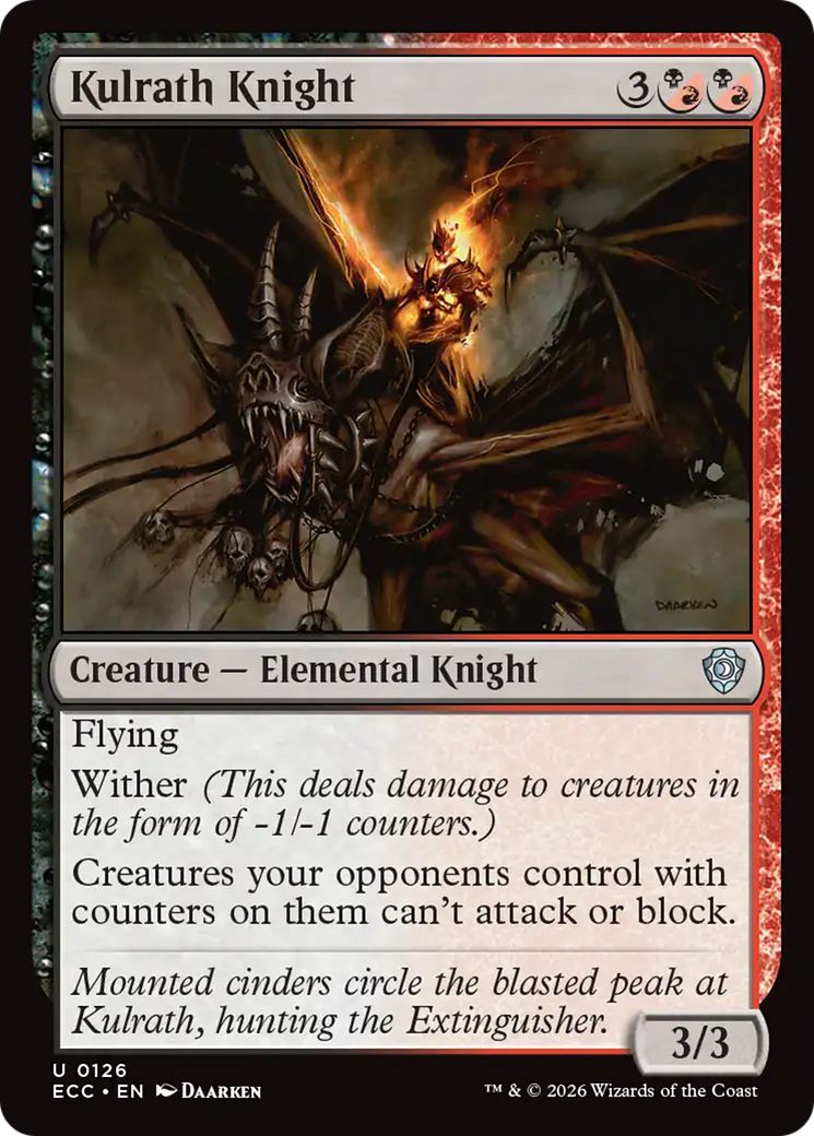 Kulrath Knight [Lorwyn Eclipsed Commander] | Mega City Incorporated
