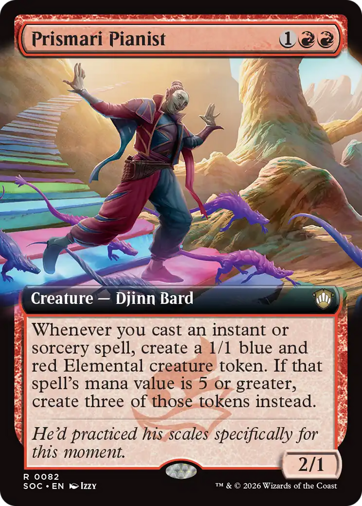 Prismari Pianist (Extended Art) [Secrets of Strixhaven Commander] | Mega City Incorporated