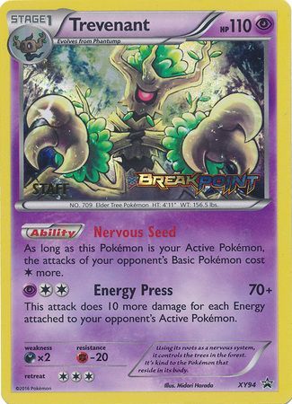 Trevenant (XY94) (Staff) [XY: Black Star Promos] | Mega City Incorporated