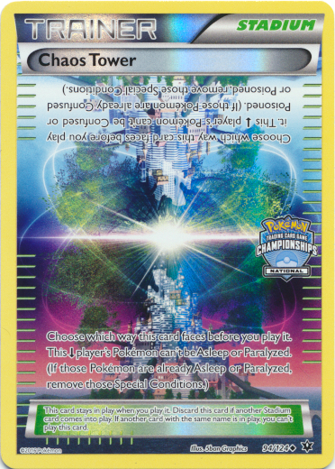 Chaos Tower (94/124) (National Championship Promo) [XY: Fates Collide] | Mega City Incorporated