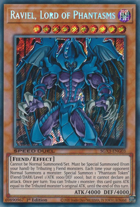 Raviel, Lord of Phantasms [SGX3-ENG03] Secret Rare | Mega City Incorporated