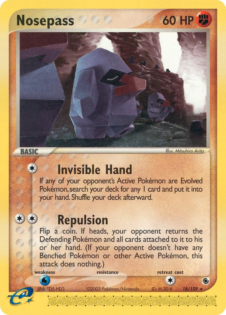 Nosepass (18/109) [EX: Ruby & Sapphire] | Mega City Incorporated