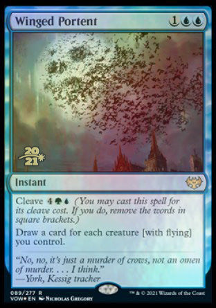 Winged Portent [Innistrad: Crimson Vow Prerelease Promos] | Mega City Incorporated