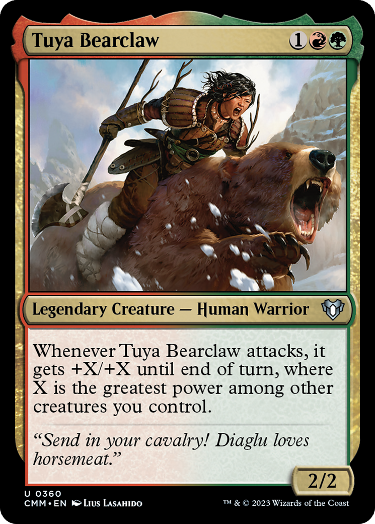 Tuya Bearclaw [Commander Masters] | Mega City Incorporated