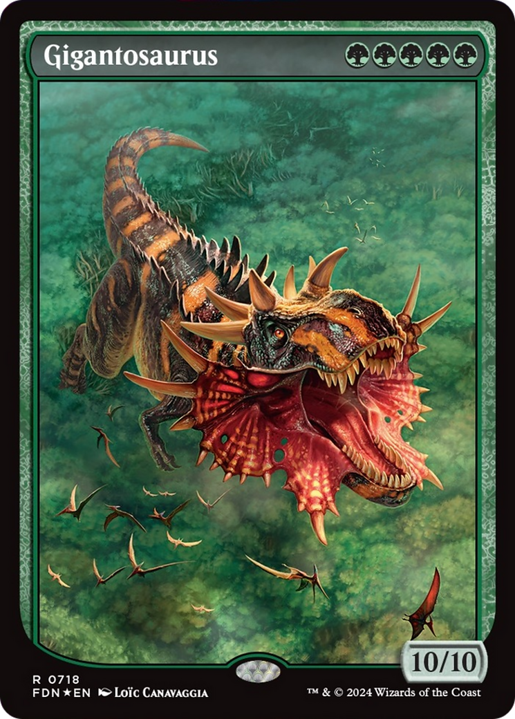 Gigantosaurus (Full Art) [Foundations] | Mega City Incorporated