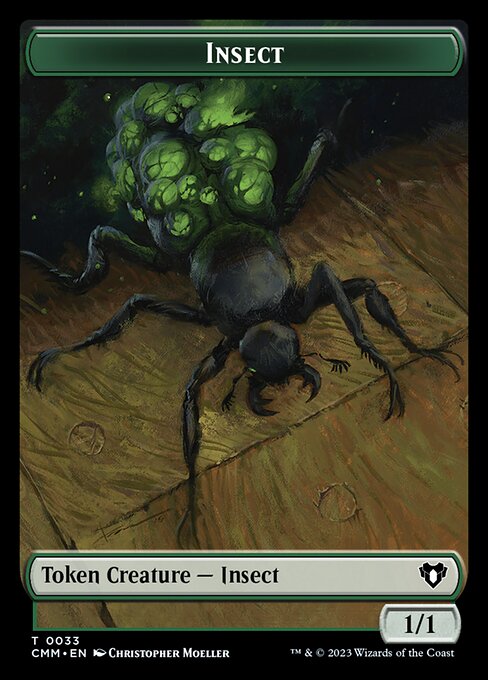 Eldrazi Spawn // Insect Double-Sided Token [Commander Masters Tokens] | Mega City Incorporated