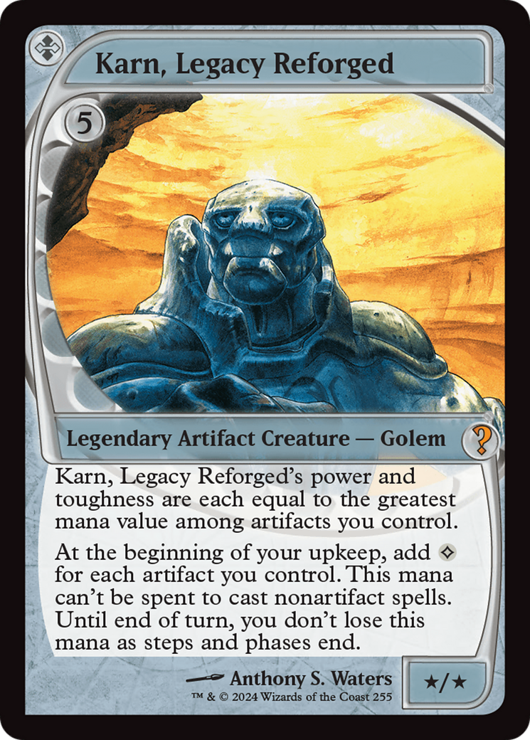 Karn, Legacy Reforged (Future Sight) [Mystery Booster 2] | Mega City Incorporated