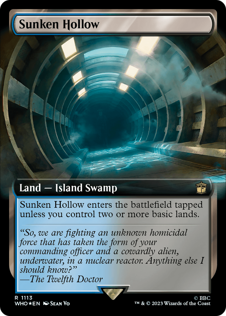 Sunken Hollow (Extended Art) (Surge Foil) [Doctor Who] | Mega City Incorporated